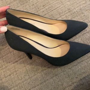Nine West navy heel never worn size 7
